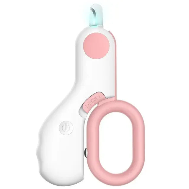 LED Cat Dog Nail Clipper Cutter Professional Pet Claw Trimmer Safety Lock Dog Cleaning Puppy Kitten Animals Care Grooming Tools