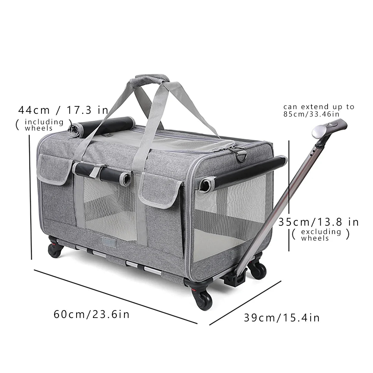 Foldable Pet Cat Bag Tie Rod Bag Large Capacity Pet Carrier Bag Breathable Comfortable Portable Pet Dog Carrier Cat Dog Products