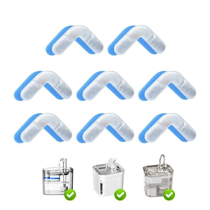 Cat Water Fountain Replacement Filters Activated Circle Fountain Carbon Filter for Hot Sale Fountain Professional Manufacturer