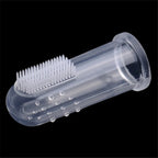 Silicone Pet Finger Brush Soft Dog Toothbrush Teeth Cleaning Tool Bad Breath Tartar Non-toxic Designer Dog Cleaning Pet Supplies
