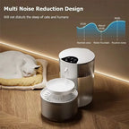 3L Automatic Cat Water Fountain Fresh and Waste Water Separation 2000mAh Wireless Dog Water Fountain Ultra Quiet No Need Filters