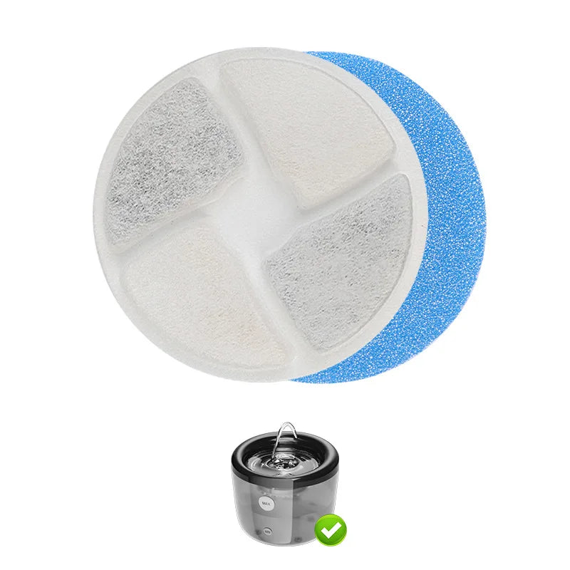 Wholesale Cat Water Fountain Replacement Filters Activated Circle Fountain Carbon Filter for Hot Sale Fountain Manufacturer