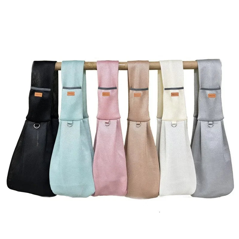 Comfortable Pet Dog Carrier Bag Crossbody Pet Shoulder Bag Outdoor Travel Portable Cat Puppy Sling Pet Supplies