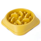 Pet Slow Feeder Dog Bowl Pet Feeding Bowls Cat Dog Slow Down Feeders Bowls for Pets Cats Food Dish Dog Supplies