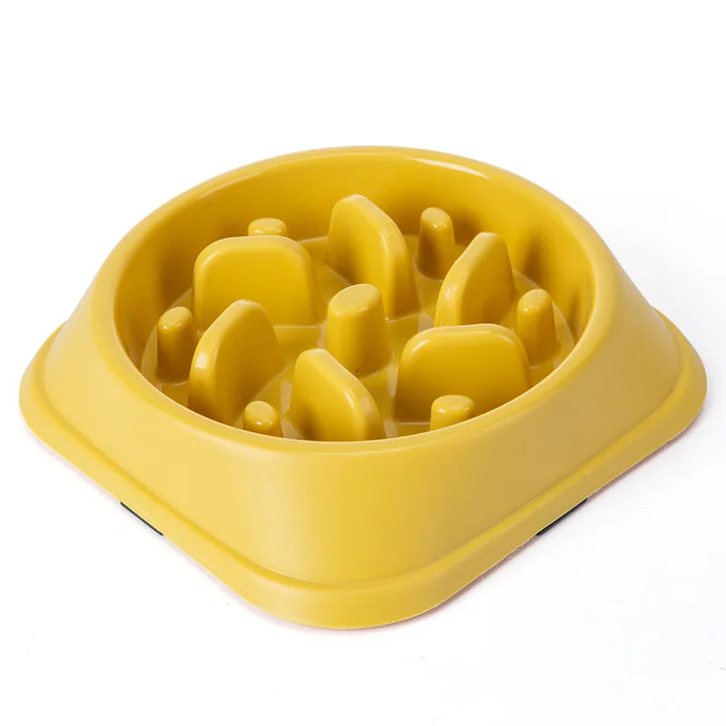 Pet Slow Feeder Dog Bowl Pet Feeding Bowls Cat Dog Slow Down Feeders Bowls for Pets Cats Food Dish Dog Supplies