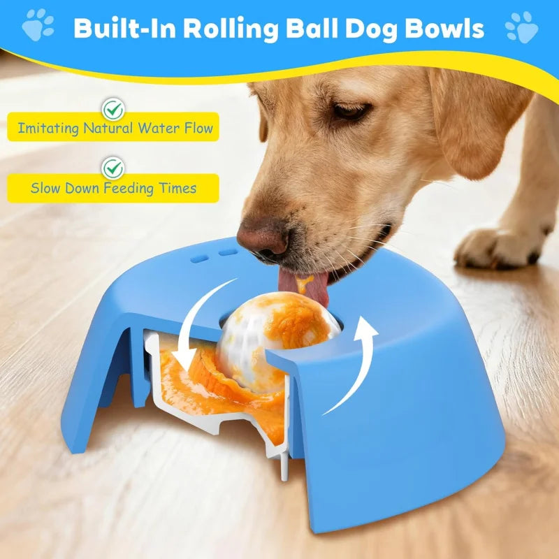 Wholesale Anti-Choking Slow Dog Feeder Dog Bowl Non-Slip Lick Toy for Liquid Treats Bone Broth Yogurt