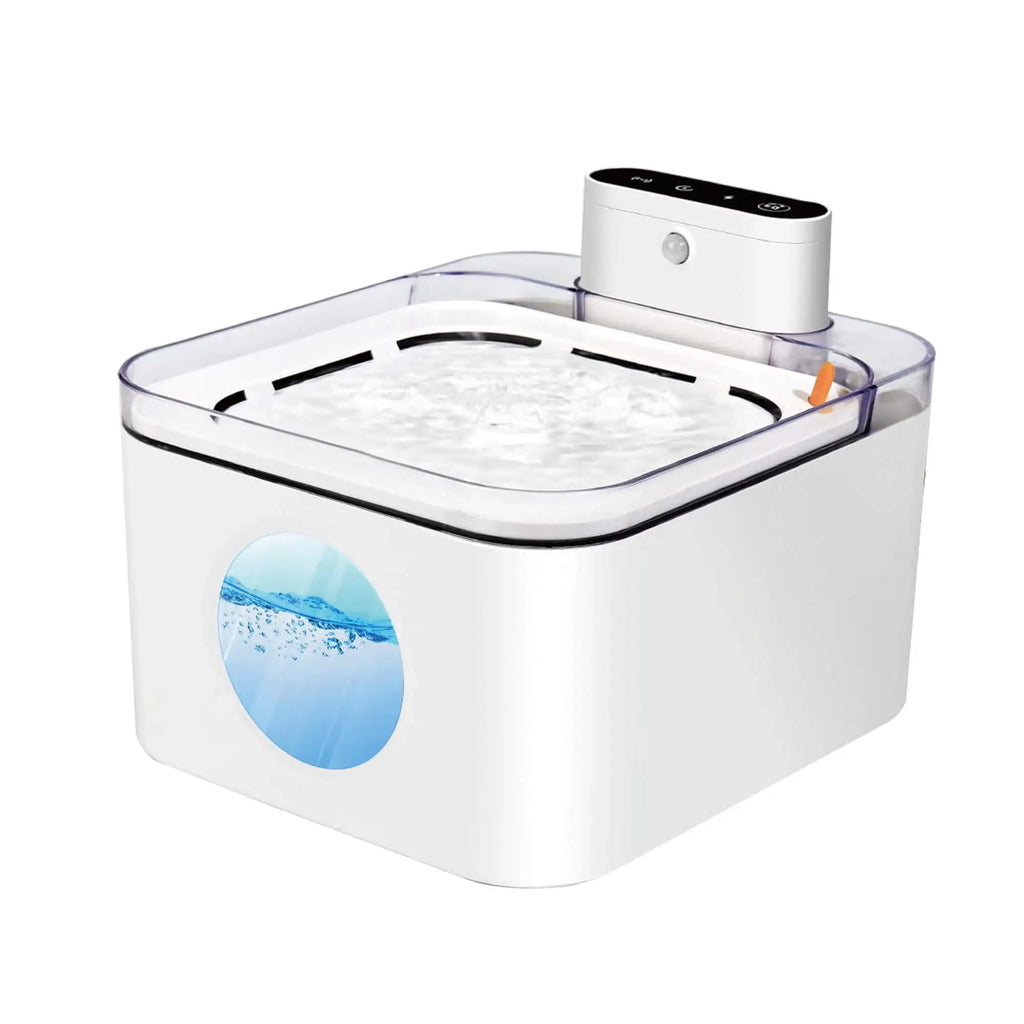 3L Wireless Cat Water Fountain 5200mah Rechargeable Smart Sensor Cordless Automatic Pet Water Fountain Cat Water Dispenser