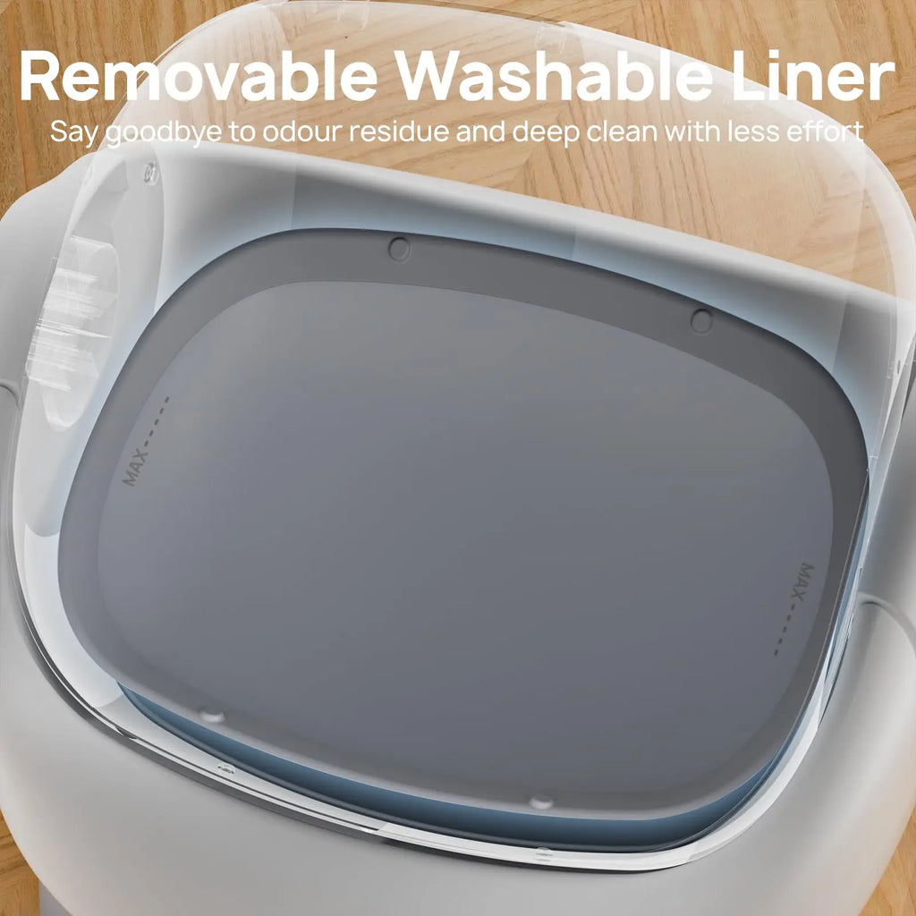 Open Design Automatic Cat Litter Box Cat Pan App Control Auto Clean Smart Litter Pan Pet Cat Supplies