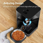 OEM 6L Automatic Dog Feeder With Camera Tuya App Control Dog Dry Food Dispenser WIFI Control Smart Pet Feeder With Camera