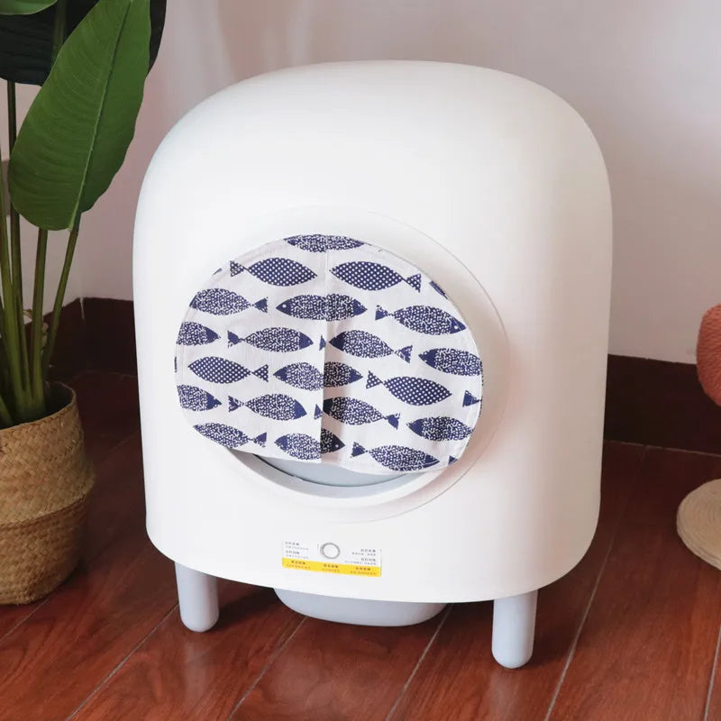 Cat Basin Odor Proof and Dust-proof Door Curtain Matching Curtains 15 Styles Automatic Pet Self Litter Box Curtain for Petree
