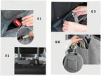 Waterproof Dog Car Seat Cover Anti-Slip Hammock Mesh Window Completely Removable Extendable Oxford Product for Pets