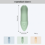 Dog Toothbrush 360 Degree Cleaning Finger Toothbrush for Dogs Food Grade Silicone Dog Finger Toothbrush for Cats Dental Care