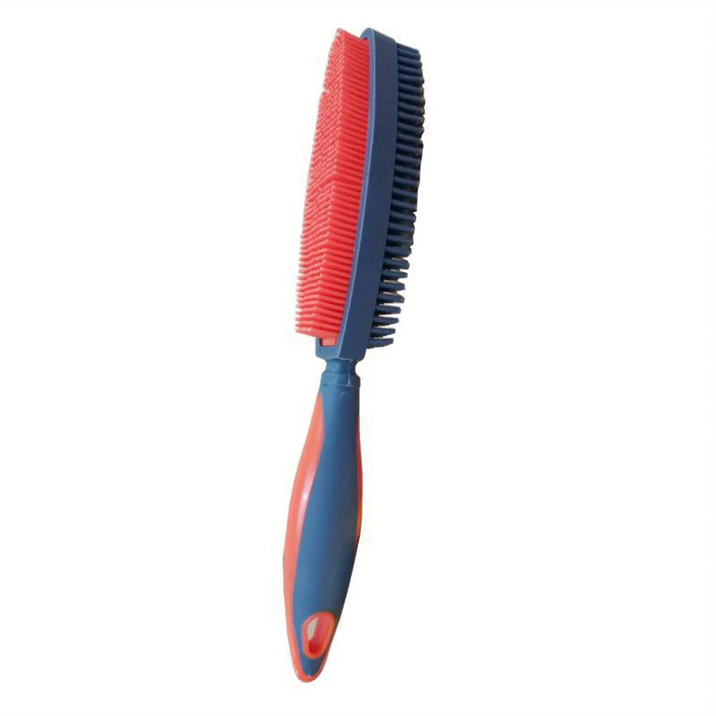 Double-Sided Pet Hair Removal Brush Soft Rubber Multifunctional Cleaning Tool for Pet Bath Massage Portable Hair Remover for Pet