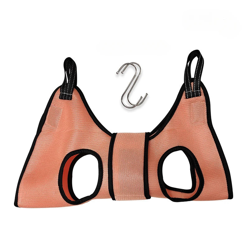 Portable Dog Grooming Cat Hammock Harness with Nail Clippers/Trimmer and Nail File Essential Grooming Tools