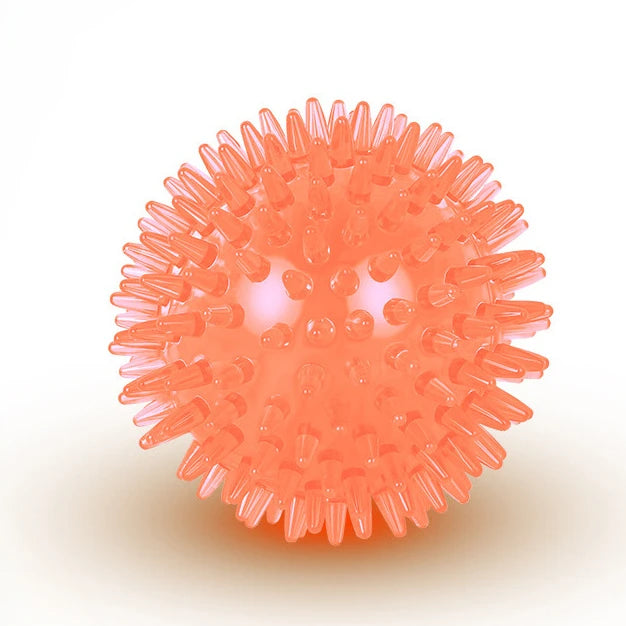 Large Spiky Dog Balls Dog Chew Toys for Aggressive Chewers Teething Puppies and Clean Teeth Interactive Squeaky Toy for Training