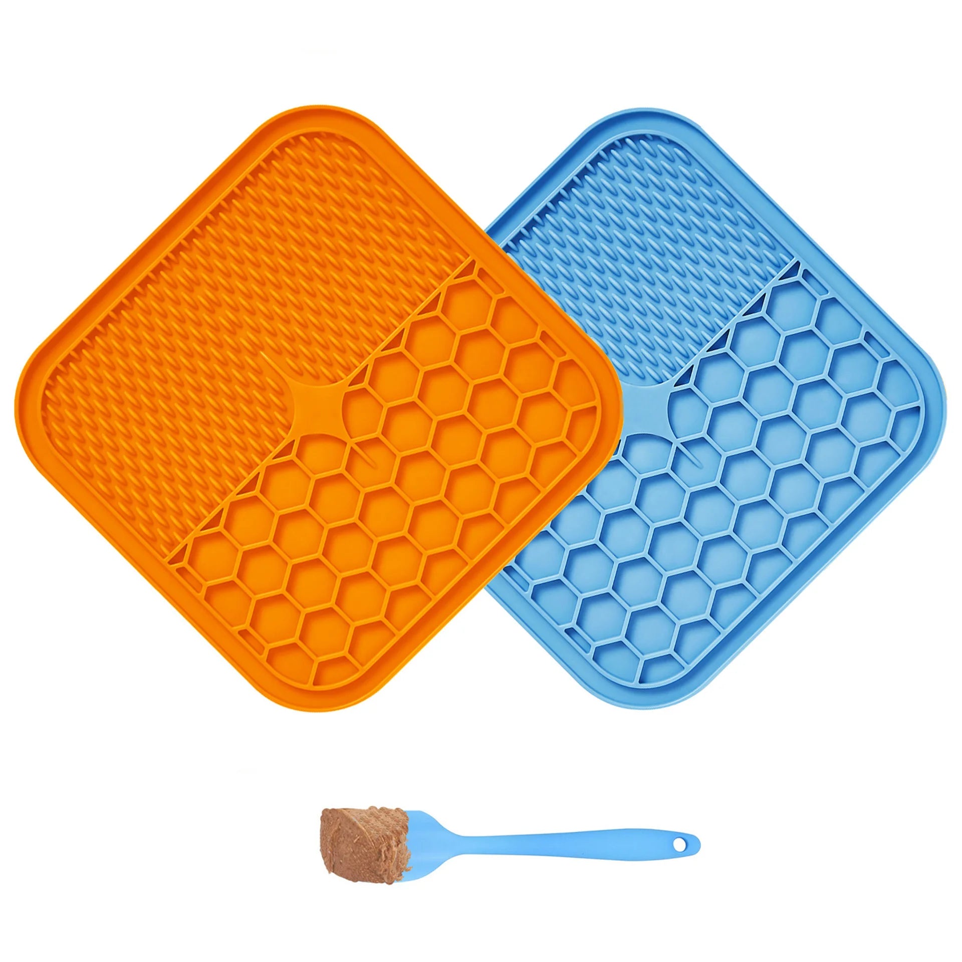 Eco-Friendly Silicone Dog Lick Mat Slow Feeder Pad with Strong Suction Cup for Dogs