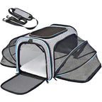 Soft Cat Handbag Pet Carries Bags 2 Sided Expandable Carrier Breathable Net Pet Outdoor Travel Shoulder Bags Cat Products