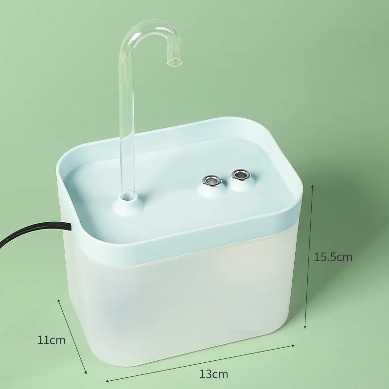1.5L Automatic Cat Water Fountain USB Charger Pet Cat Drinker Bowl Recirculate Filtring Drinker for Cats Pet Water Dispenser