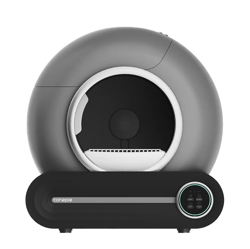 2026 New Tonepie TI PRO 65L Plastic Automatic Cat Litter Box Smart APP Control Self Cleaning Semi-Enclosed Cat Toilet