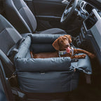 OEM LOGO Soft Stylish Dog Car Seat Cover Non-Slip Luxury Bed Adjustable Straps Removable Washable Cotton-Filled for Safe Travel