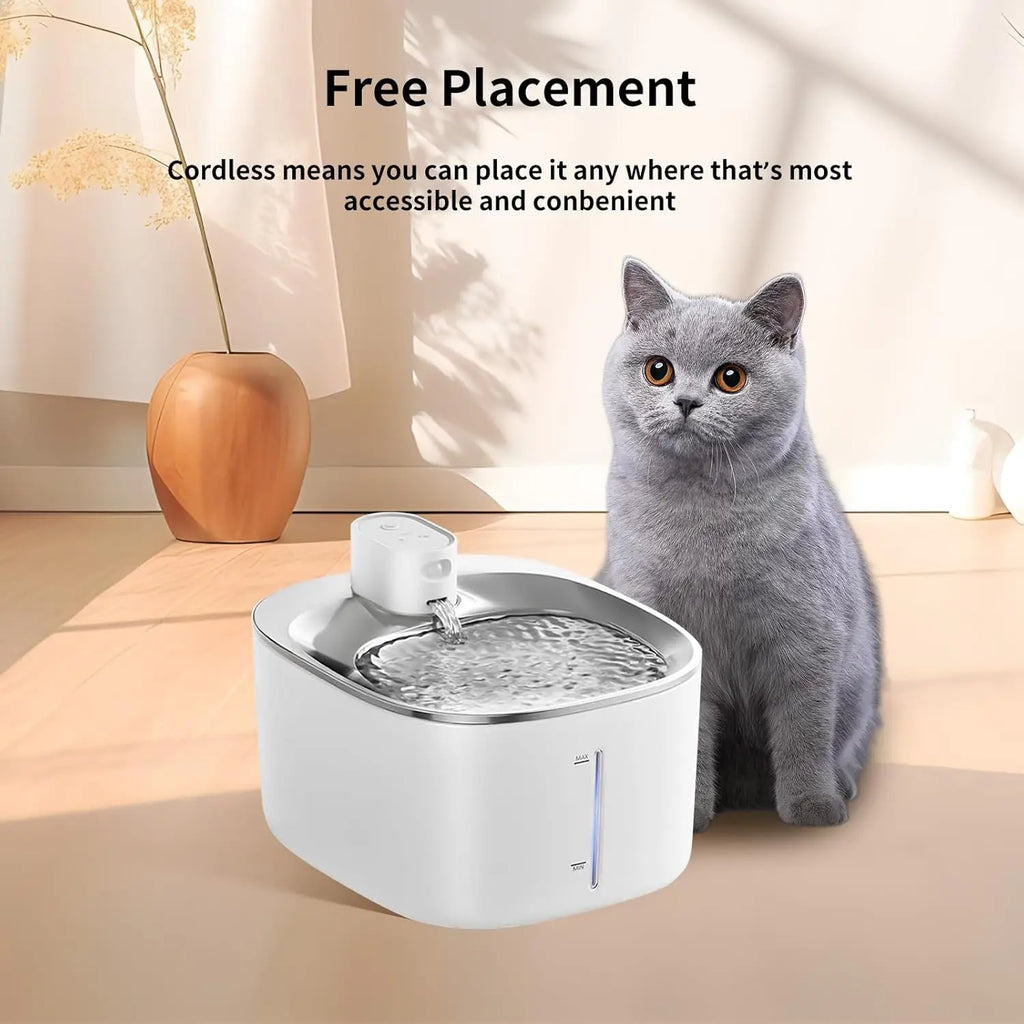 12 Pack Cat Water Fountain Filter & 12 Pump Filter Sponges Replacement, Cat Dog Pet Drinking Fountain for 135 Fl Oz/4L