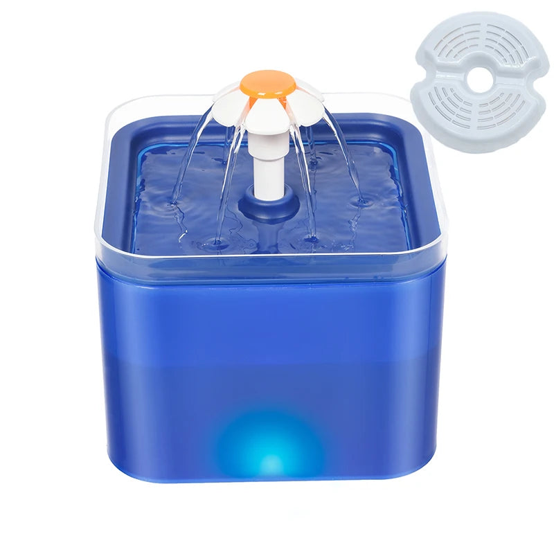 Pet Water Dispenser Automatic Pet Drinking Feeder Cat Water Fountain LED Water Level Display Cat Products