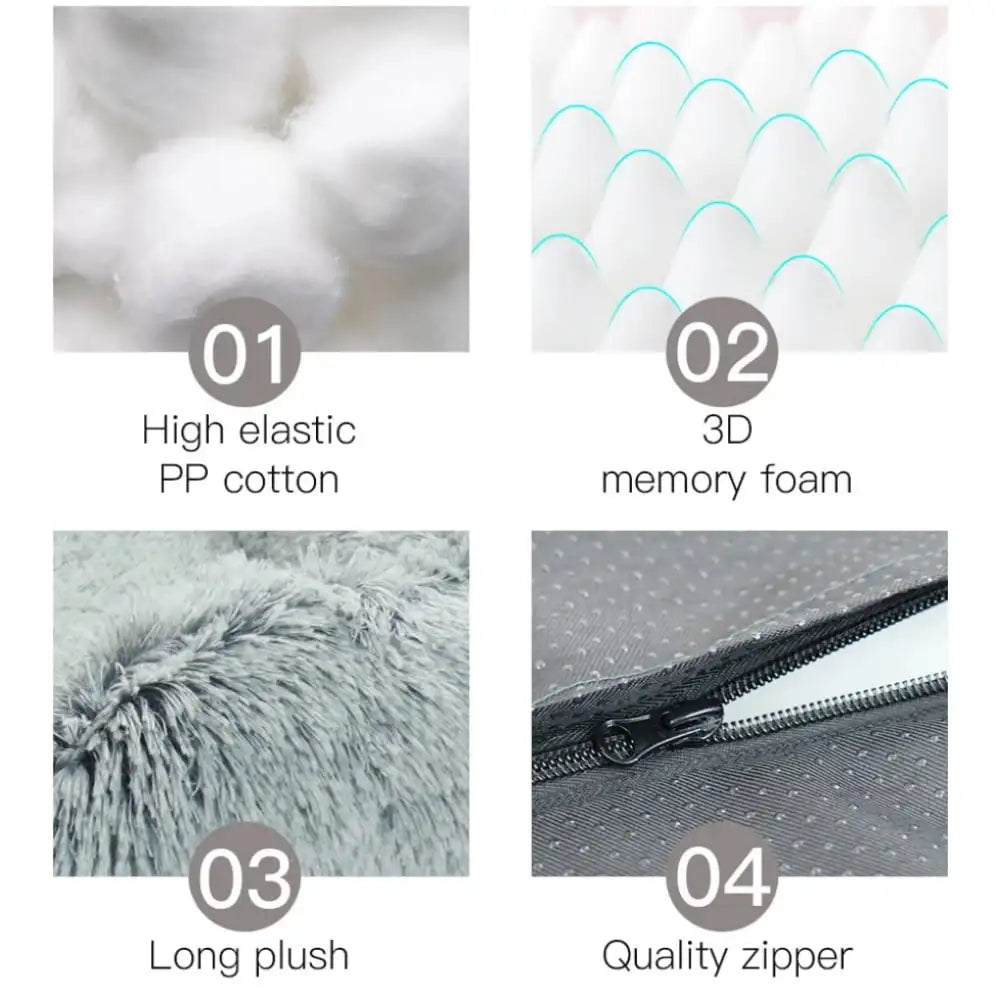 Orthopedic Dog Beds for Large Dogs Fluffy Large Dog Bed with Removable Washable Cover Non-Slip Bottom Foam Couch Bed