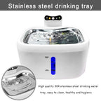 84oz/2.5L Pet Fountain Automatic Cat Water Fountain Dog Water Dispenser with Smart Pump for Cats Dogs Multiple Pets