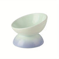 Stylish Red Ceramic Cat Bowl Pet Feeding Bowls Elevate Dining for Dogs & Cats Reduces Neck Strain & Enhances Digestion