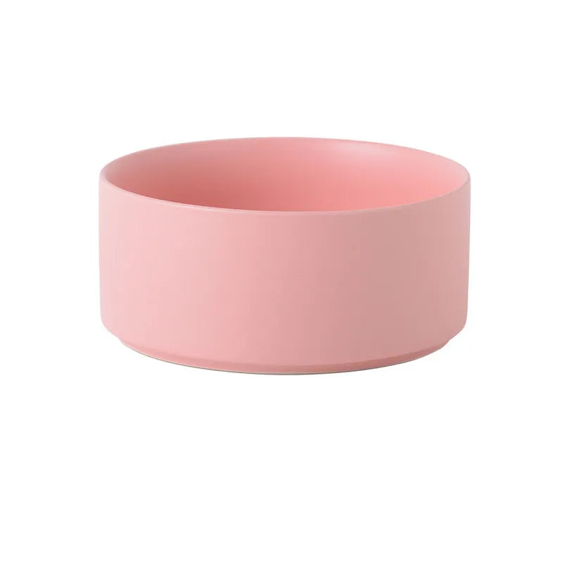 Ceramic Pet Bowl Cat Dogs Feeding Matted Elevated Dog Bowl Double Bowls Pet Food Water Feeder Wholesale Pet Manufacturer