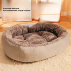 All-Season Medium Size Soft PP Oval Nest Design Bed for Pets Modern Style Cozy Dog & Cat Sofa for Small to Large Breeds