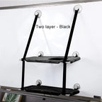 Double Layers Cat Hammock Window Indoor Cats Seat Shelves Kitten Limbing Frame Strong Suction Cups Bearing 25kg Cat Products