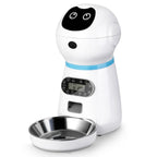 3.5L Smart Pet Feeder Voice Record Stainless Steel LCD Screen Timer for Dog Food Bowl Automatic Cat Food Dispenser Pet Supplies