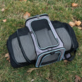 Soft Cat Handbag Pet Carries Bags 2 Sided Expandable Carrier Breathable Net Pet Outdoor Travel Shoulder Bags Cat Products
