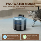 3.5L Rechargeable 5000mAh OEM Automatic Cat Water Fountain Sensor Screen Touch Control Stainless Steel Easy Clean Cat Fountain