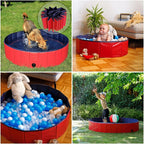 Foldable PVC Dog Swimming Pool Indoors and Outdoors Pet Water Pon Bathtub for Grooming Foldable Dog Products