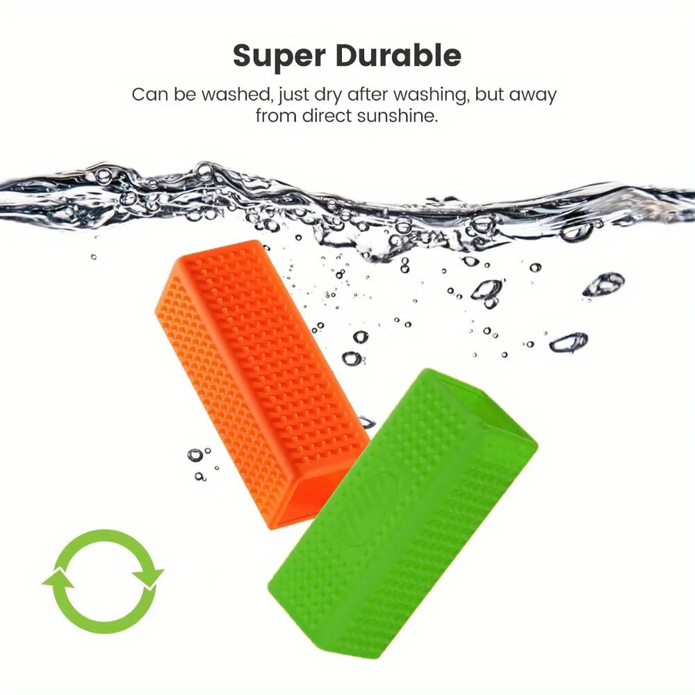 Silicone Pet Hair Remover Roller for Furniture and Carpets Dog Fur Cleaning Brush for Sofas and Hollow Cleaner Pet Grooming