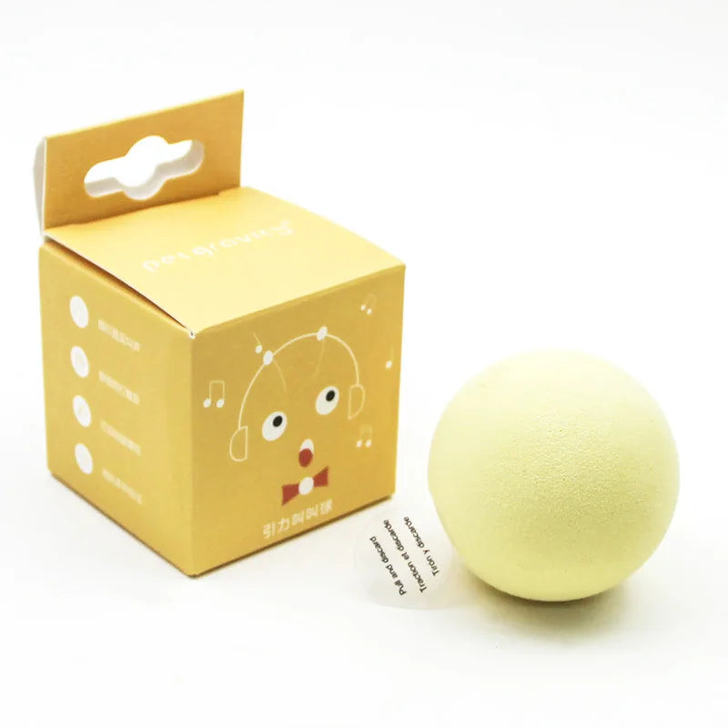 Interactive Cat Ball Smart Cat Toys Plush Electronic Pet Catnip Toy Training Kitten Touch Sounding Squeak Toy Ball Cat Supplies