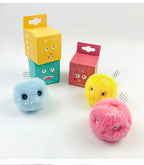 Interactive Ball Smart Cat Toys Plush Electric Catnip Training Toy Kitten Touch Sounding Pet Product Squeak Toy Ball