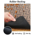 Non Slip Silicone Pet Food Mat Rapid Absorbent Dog Cat Square Bone Shaped Feeding Mat
