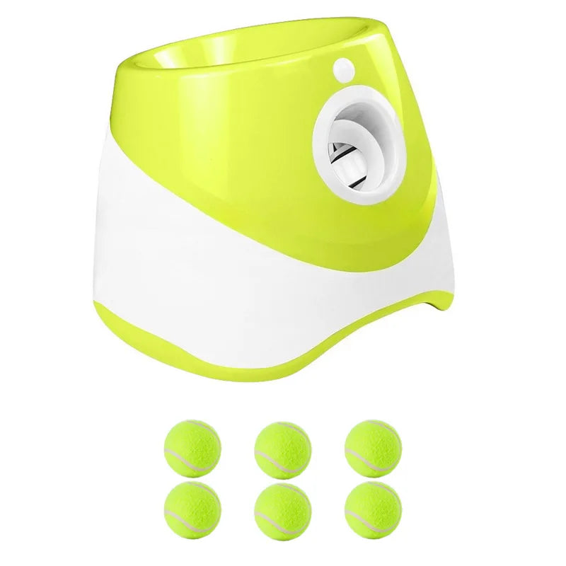 Wholesale Dog Ball Thrower for Dog Automatic Dog Ball Launcher With 3/6/12 Tennis Balls Indoor and Outdoor