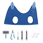Cat Grooming Stainless Steel Nail Cutting Anti-Scratch Bite Fixed Bath Trimming Restraint Bag & Hammock Hanging Pet Supplies Set
