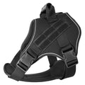 1000D Nylon Dog Vest Harness Set Modern Tactical Outdoor Training Vest Quick Release for Summer Winter Hunting Featuring Print