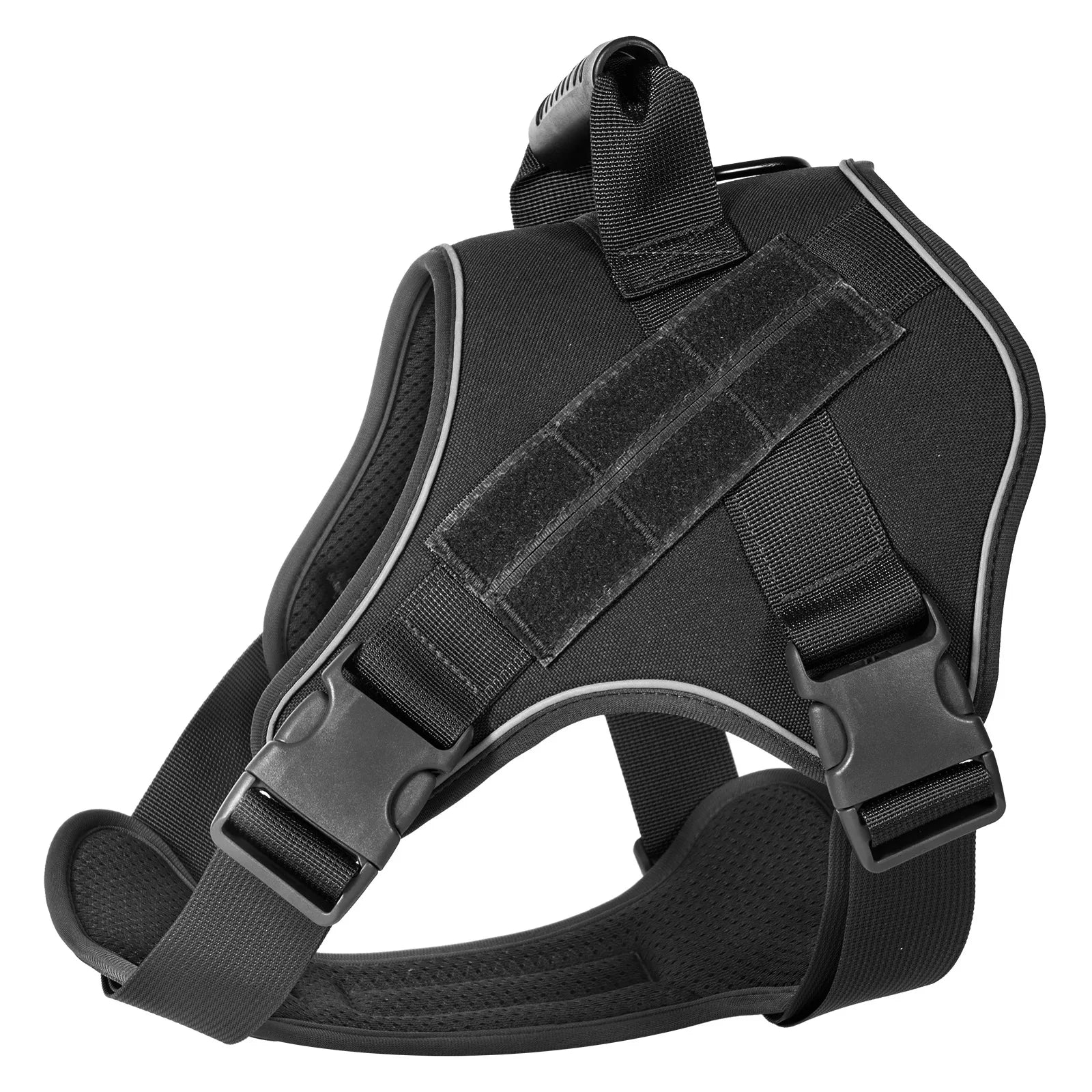1000D Nylon Dog Vest Harness Set Modern Tactical Outdoor Training Vest Quick Release for Summer Winter Hunting Featuring Print