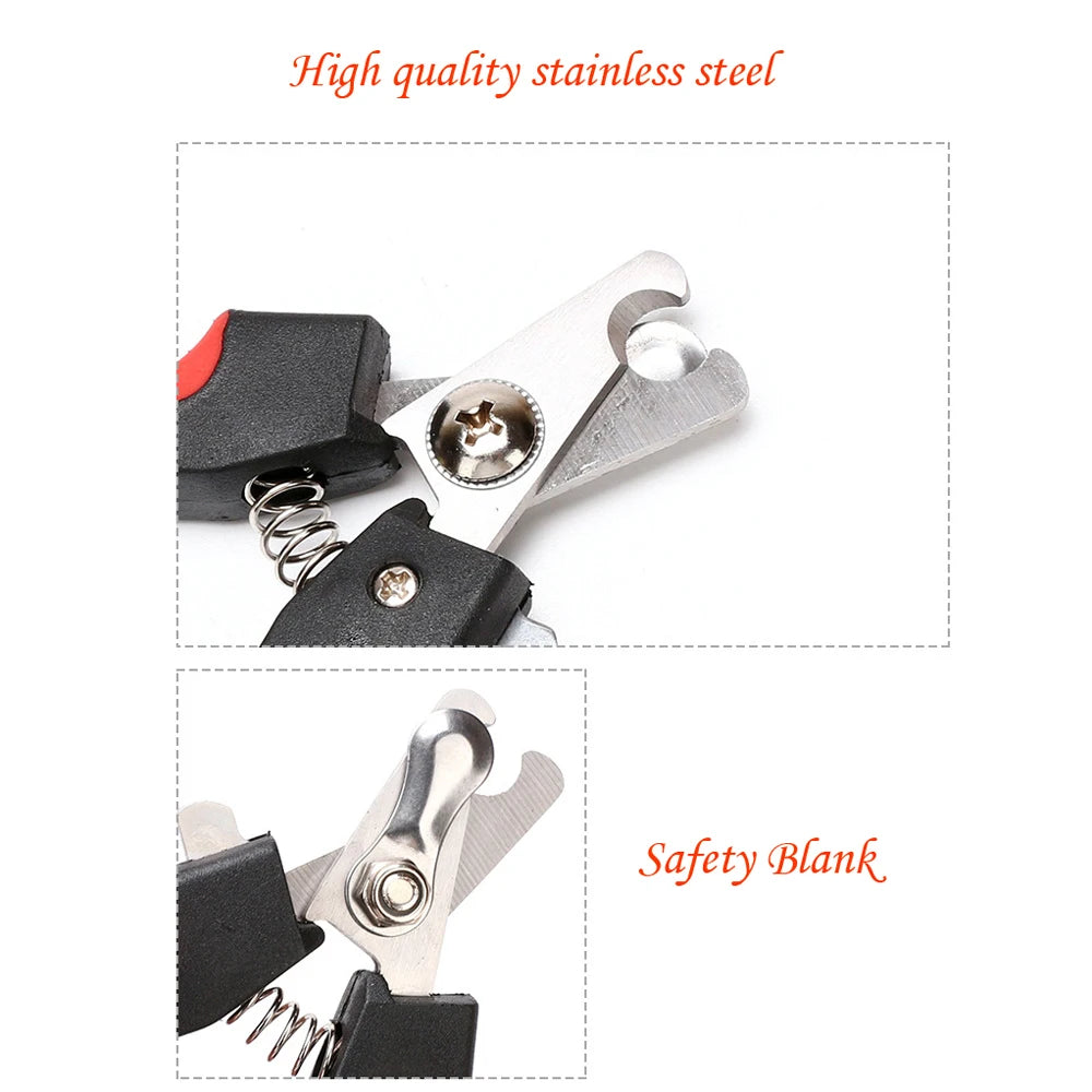 Professional Stainless Steel Pet Nail Trimmer Labor-Saving Convenient Dog Grooming Tool Essential Pet Supplies