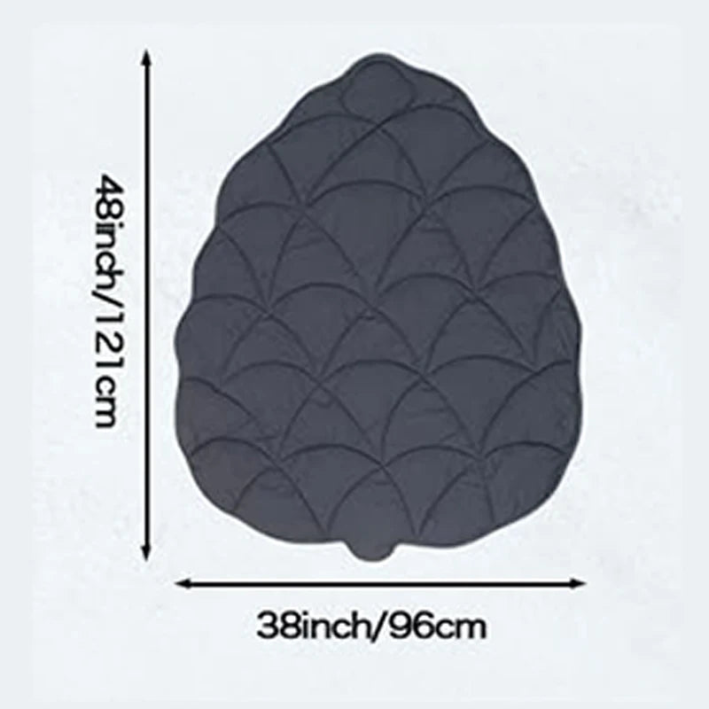 Decorative 3D Leaves Shaped Pet Blanket Cushion Household Cat Dog Blanket Soft Cooling Dog Mat Blankets for Dog Bed Couch Sofa