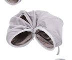 Collapsible Cat Tunnel Cat Toys Play S Shape Tunnel Durable Suede Hideaway Interactive Pet Crinkle Tunnel with Ball Cat Supplies