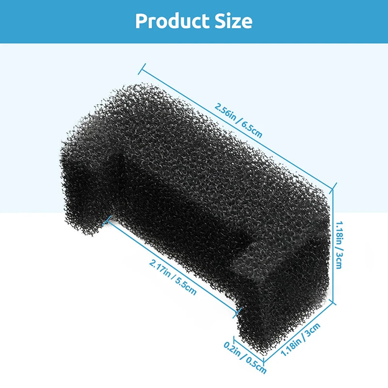 4PCS Black Sponge Filter for Pet Fountain Filter Cat Water Fountain Replacement Dog Fountain Foam Pet Manufacturer Filters