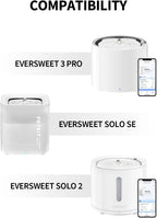 Upgraded Filter 3.0 Pet Water Fountains for PETKIT Eversweet 2S/3/3 Pro Eversweet Solo/Solo SE & CYBERTAIL Replacement Filters