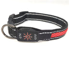 Waterproof LED Dog Collar Rechargeable Dog Light up Collar Keep Pet Safe at Night Walks Adjustable for Small Medium Large Dogs